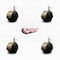 Service Caster 2'' Floor Safe Antique Hooded Twin Wheel Caster 3/8 Threaded Stem, 4PK SCC-TS02S50D-NYU-WA-382458-4 - alternate 2